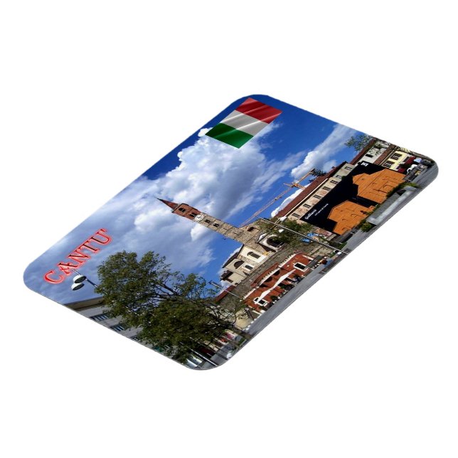 Ímã Itália - Lombardia - Cantù - Garibaldi Square - (Left Side)