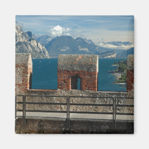 Imã Itália, Malcesine, vista do castelo do Lago
