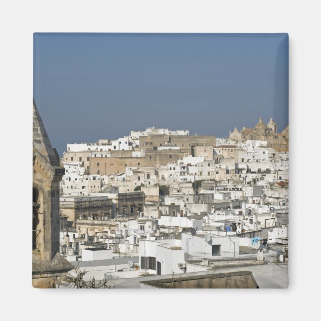 Imã Itália, Ostuni, vista de perto da cidade antiga (Frente)