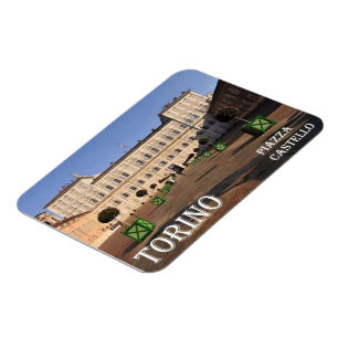 Ímã Itália - Piedmont - Torino - Castle Square -