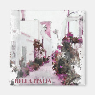Imã ** Itália Plantas Rua AP12 Magnet Artístico