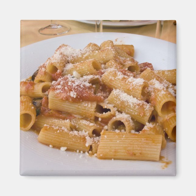 Imã Itália, Positano. Placa de rigatoni. (Frente)
