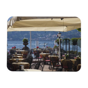 Ímã Itália, Província de Como, Bellagio. Café à beira