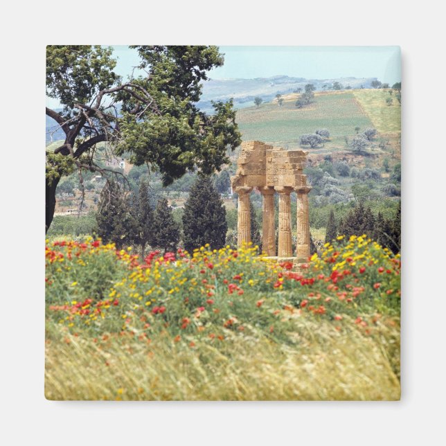 Imã Itália, Sicília, Agrigento. As ruínas da (Frente)