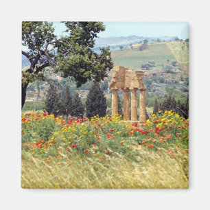Imã Itália, Sicília, Agrigento. As ruínas do