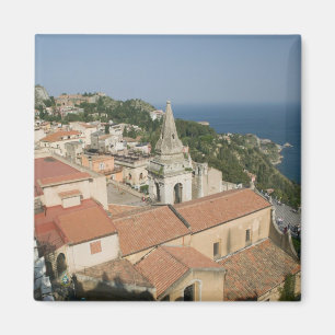 Imã ITÁLIA, Sicília, TAORMINA: Vista para a Piazza IX