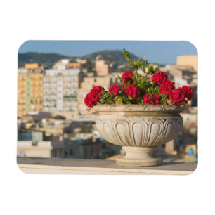 Ímã Itália, Sicília, Termini Imerese, View & Flowers