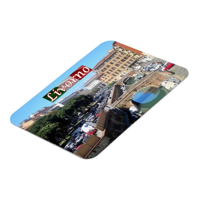 Ímã Itália - Toscana - Livorno - Scali delle Pietre - (Left Side)