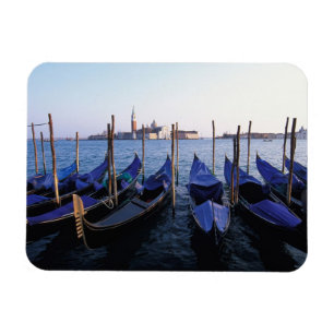 Ímã Itália, Veneto, Veneza, Fileira de Gôndolas e San