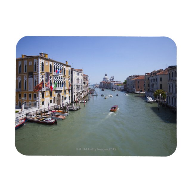 Ímã Itália, Veneza, Barcos no canal da cidade (Horizontal)