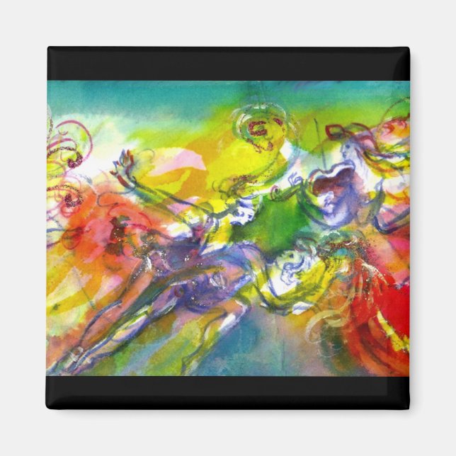 Imã ITALIANO CARNIVAL / Dança,Música,Teatro (Frente)