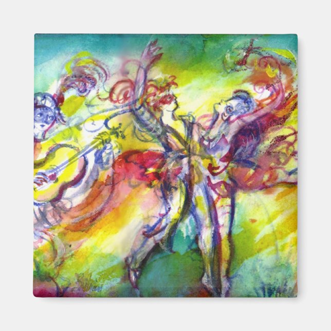 Imã ITALIANO CARNIVAL / Dança,Música,Teatro (Frente)