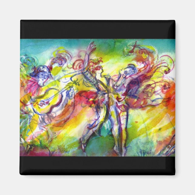 Imã ITALIANO CARNIVAL / Dança,Música,Teatro (Frente)