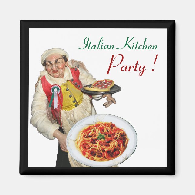 Imã ITALIANO KITCHEN, branco (Frente)