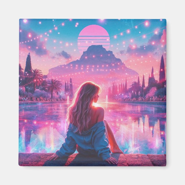 Imã Italy | Ethereal Dreamy Urban Vaporwave Retrowave (Frente)