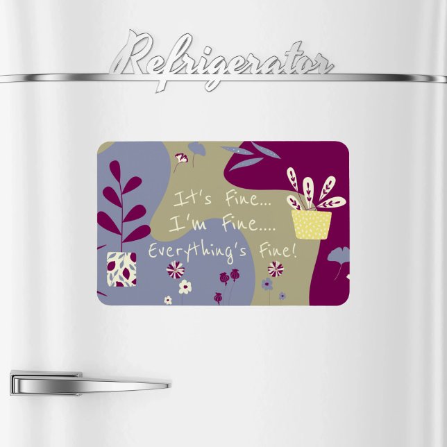 Ímã It's Fine Flexible Photo Magnet (Criador carregado)