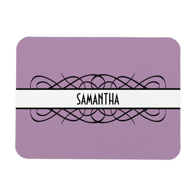 Ímã Ivory Deco Flourish Premium Magnet (Horizontal)