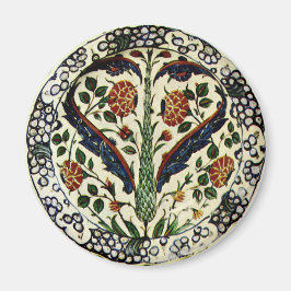 Imã Iznik Feather Heart Magnet