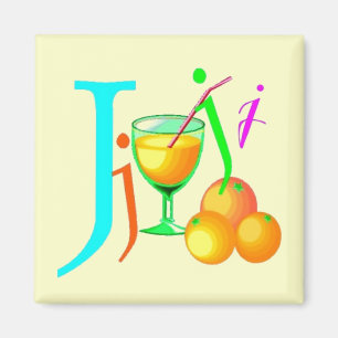 Imã J - Alfabeto Magnet