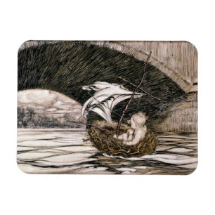 Ímã J.M. Barrie   'que passou sob a ponte e veio