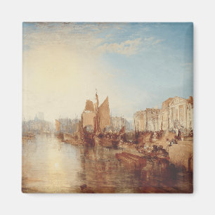 Imã J.M.W. Turner: Porto de Dieppe Arte Romântica Refi