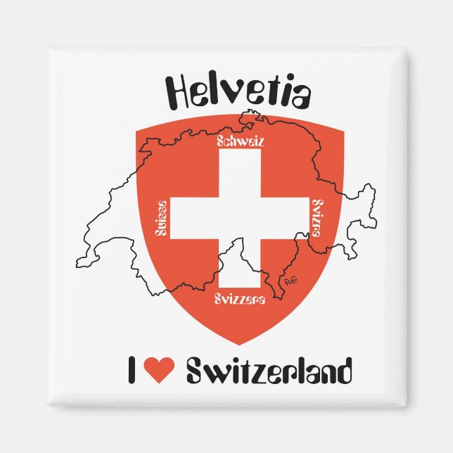Imã J Switzerland love íman (Frente)