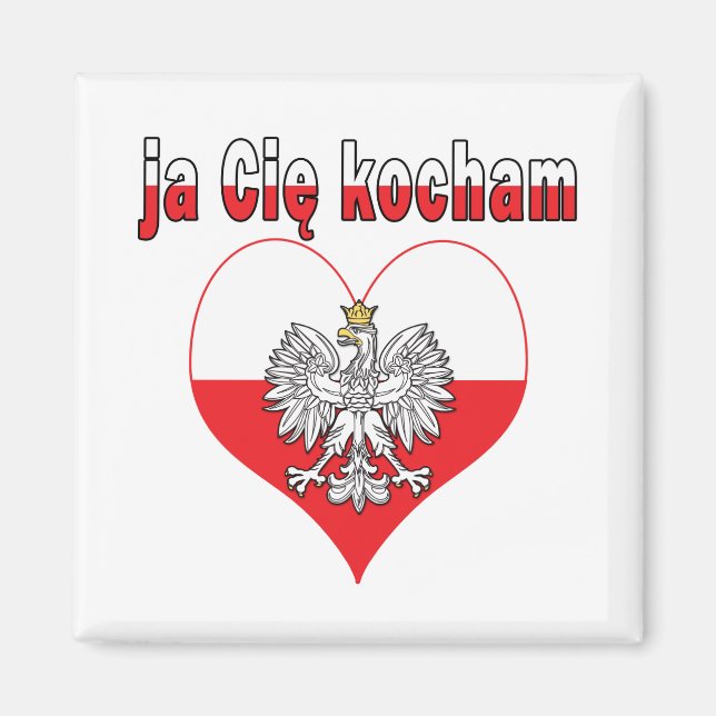 Imã ja Cie kocham Eagle Heart (Frente)