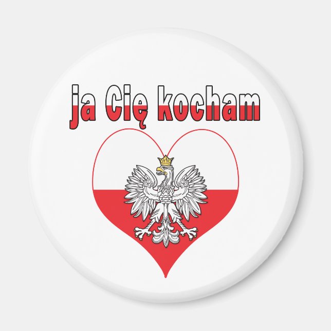 Imã ja Cie kocham Eagle Heart (Frente)