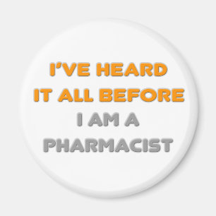 Imã Já ouvi tudo antes. Farmacêutico