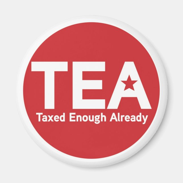 Imã Já Tributado O Suficiente Magnet (Frente)