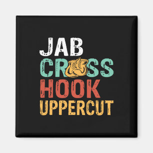 Imã Jab Cross Hook Uppercut Treino de Boxeador Homens