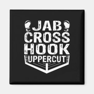 Imã Jab Cross Hook Uppercut Treino de Boxeador Homens