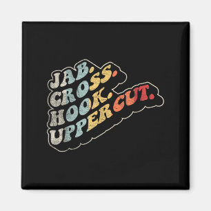 Imã Jab Cruz Gancho Uppercut Boxe Retro Esportes de Co