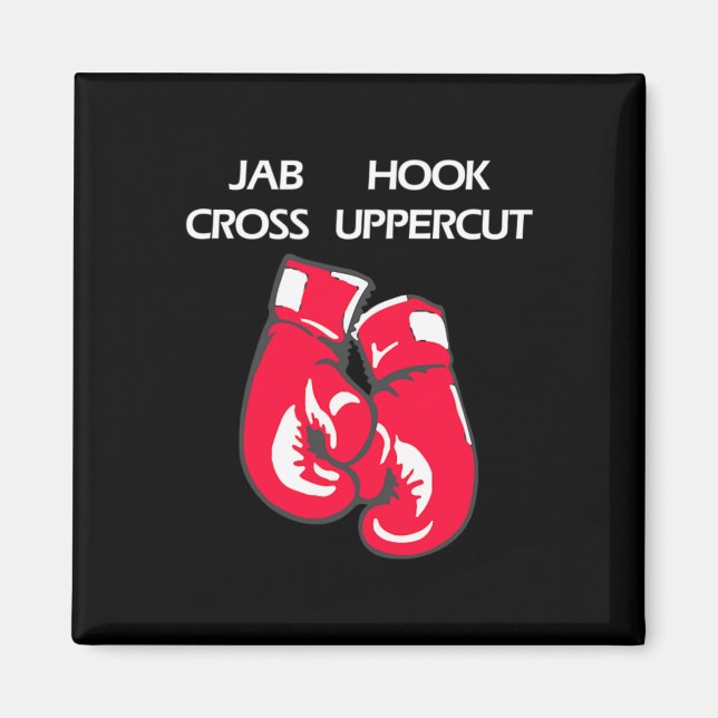 Imã Jab Hook Cross Uppercut Artes Marciais Boxe  (Frente)
