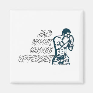 Imã Jab Hook Cross Uppercut Boxe Para Boxeadores Homen