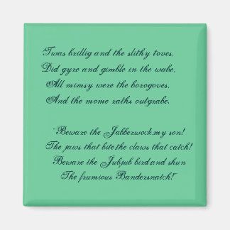 Imã Jabberwocky Magnent