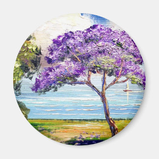 Imã Jacaranda Tree Arte Tropical