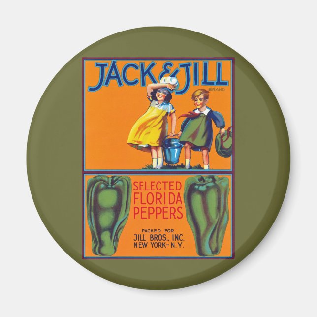 Imã Jack & Jill Florida Peppers (Frente)