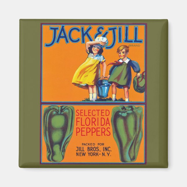 Imã Jack & Jill Florida Peppers (Frente)