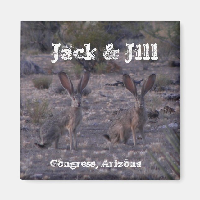 Imã Jack & Jill ~Jackrabbits~ (Frente)