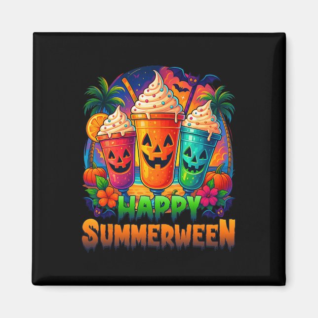 Imã Jack-o-lantern Summerentre Vibes Skeleton Summer W (Frente)