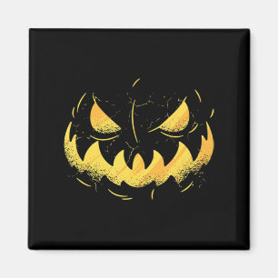 Imã Jack O Lanterna Assustado Pumpkin Esculpido No Dia