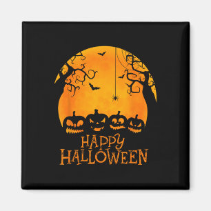 Imã Jack O Lanterna Face Feliz Halloween Pumpkins Men