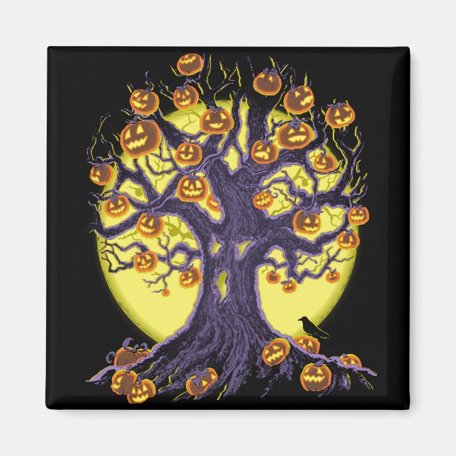 Imã Jack O'Lantern Tree (Frente)