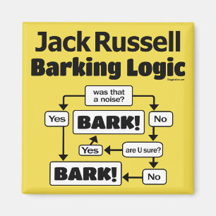 Imã Jack Russell Terrier Barking Logic