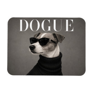 Ímã Jack Russell Terrier Editorial Dog Portrait Flexi 