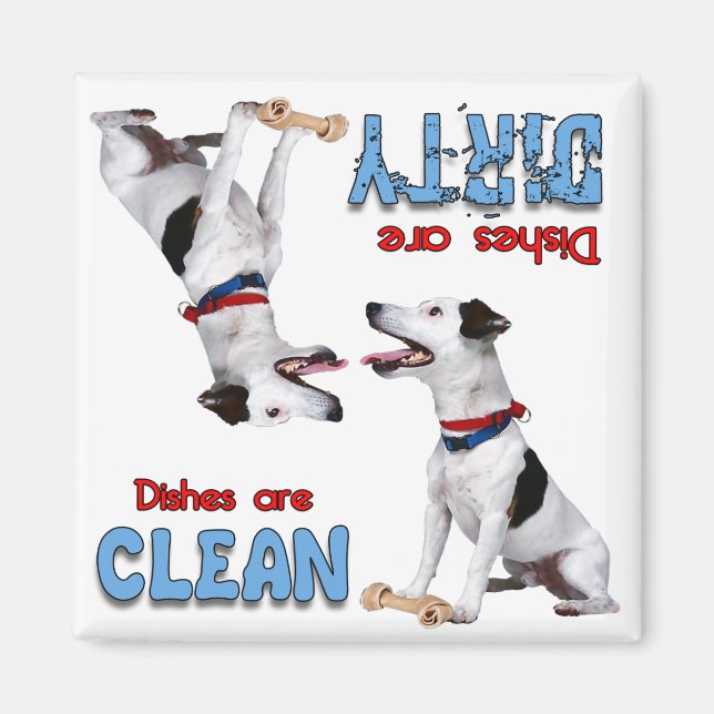 Imã Jack Russell Terrier Lover Dishwasher Magnet (Frente)