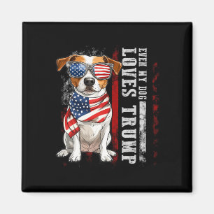 Imã Jack Russell Terrier Mesmo Meu Cachorro Ama Trump