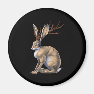 Imã Jackalope Cryptid Animal