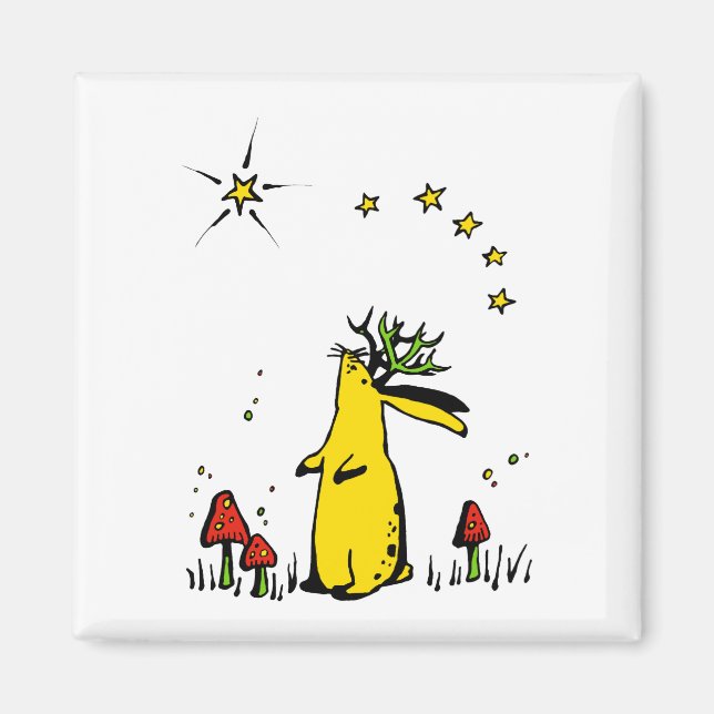 Imã Jackalope Night (Frente)